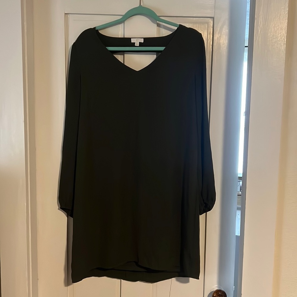 Charming Charlie Olive Green Dress